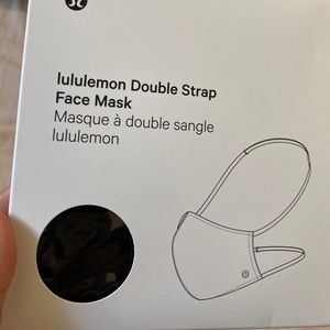 NWT black mask double trap